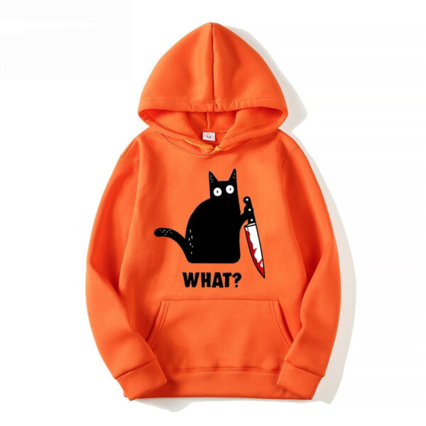 Scary Cat Causal Oversize Hoodie