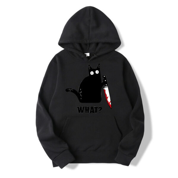 Scary Cat Causal Oversize Hoodie