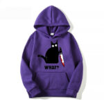 Scary Cat Causal Oversize Hoodie