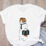 Cat Print Loose T-shirt