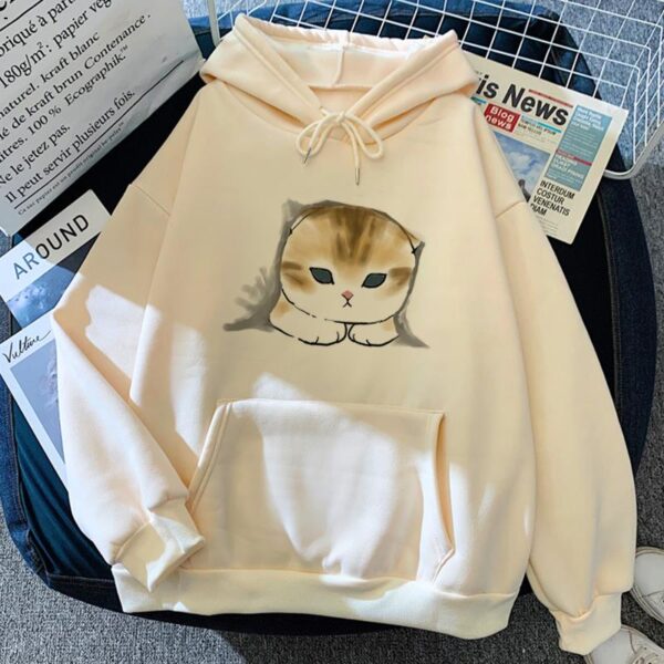 Shark Cute Cat Oversize Hoodie