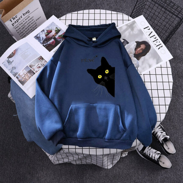Meow Casual Oversize Hoodie