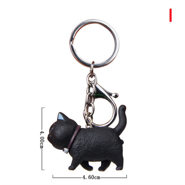 Cute Fat Cat Keychain