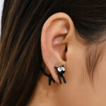 Cat Stud Earring