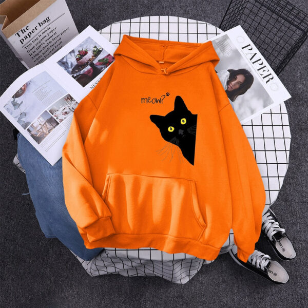 Meow Casual Oversize Hoodie