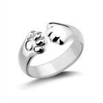 Cute Cat Claw Open Ring