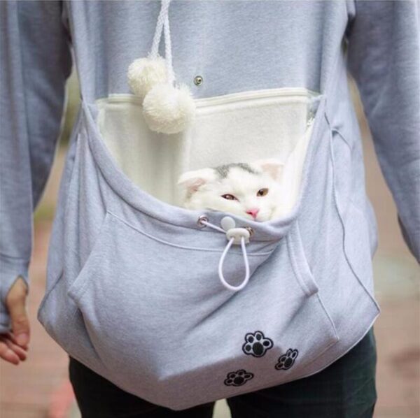 Catagaroo Hoodies with Kangaroo Pouch For Your Cat