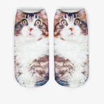 Purrfect Cat Ankle Socks